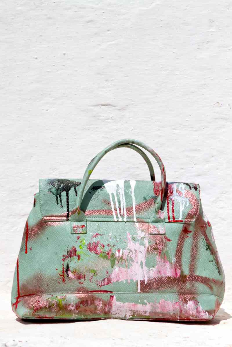 Grandmother Bag Collection #14, 2013 graffiti bag. unique size, unique piece